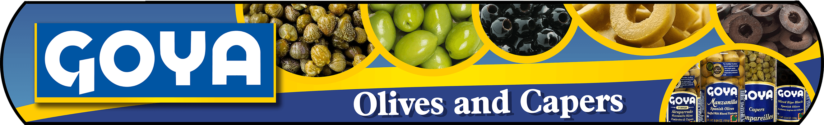 Goya Olives and Capers Banner